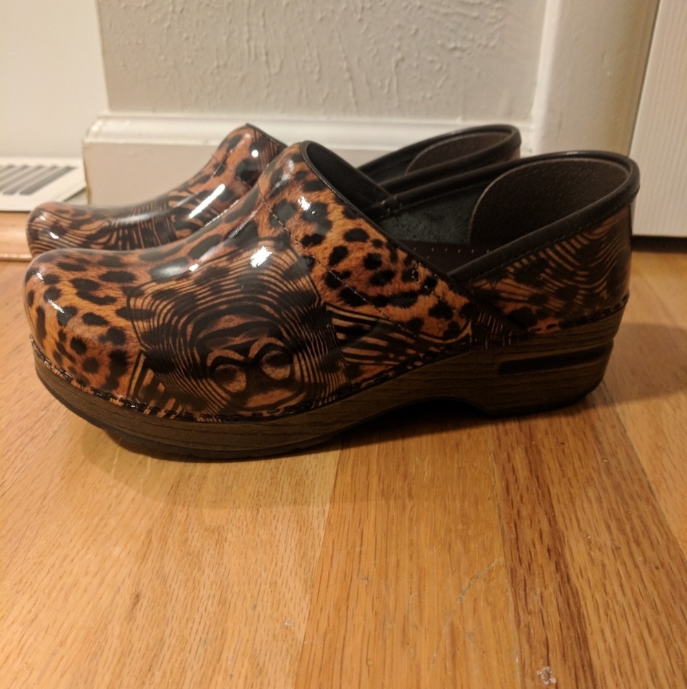 Dansko Cheetah Clogs